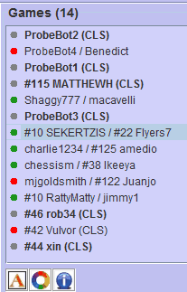 Game list